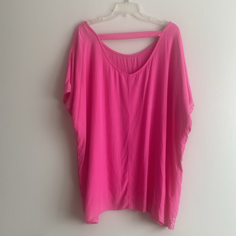 Pink blouses from Europe size uniwersał L-2 xl - Picture 4 of 6